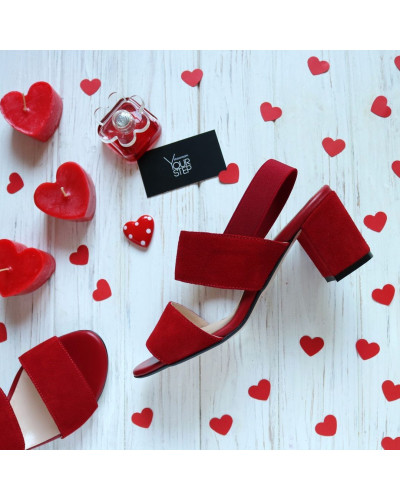 Босоніжки червоного кольору Арт.: 615-5Ок