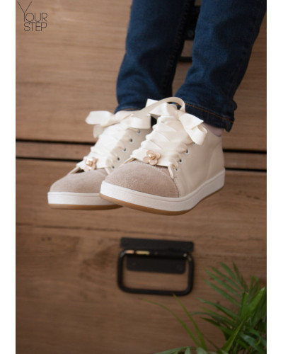 Кеди бежевого кольору Арт. Em-1