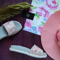 Шкіряні шльопанці Арт. 10-9/125