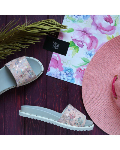 Шкіряні шльопанці Арт. 10-9/125