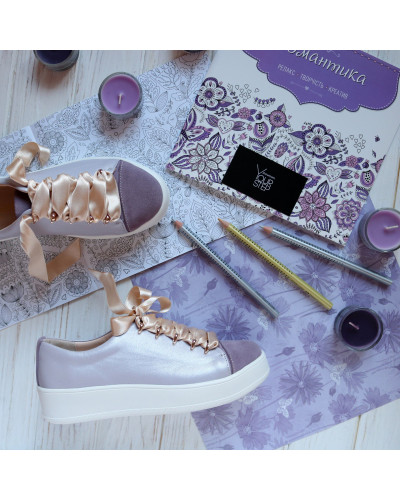 Кеди зі шкіри та замші Арт. 33-1/143-0015