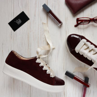 Кеди бордового кольору Арт. 33-1/143RS