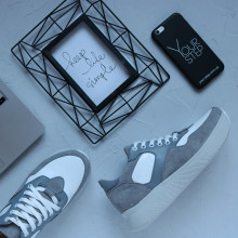 Кросівки сірого кольору Арт. Om-1 ДОП*