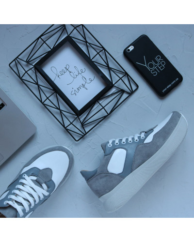 Кросівки сірого кольору Арт. Om-1