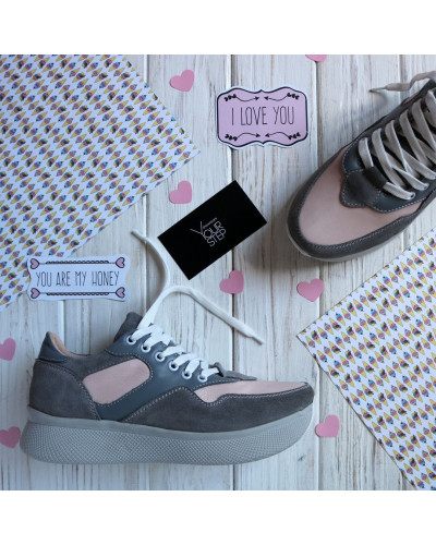 Кросівки сірого кольору Арт. Om-1