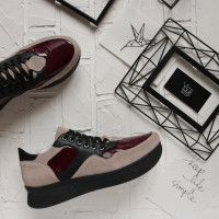 Кросівки бежевого кольору Арт. Om-1 ДОП*