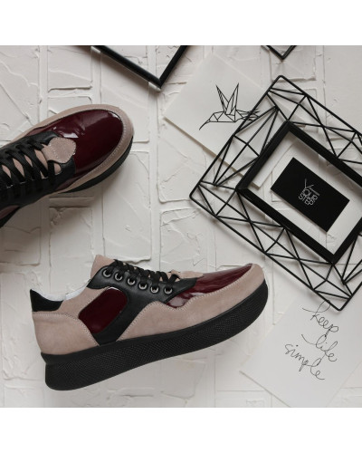 Кросівки бежевого кольору Арт. Om-1 ДОП*