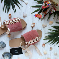 Замшеві шльопанці Арт. 10-16/112-0015