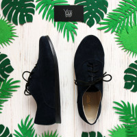 Кеды из синей замши Арт. 05-1(Am4)