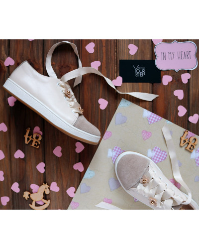 Кеди бежевого кольору Арт. Em-1