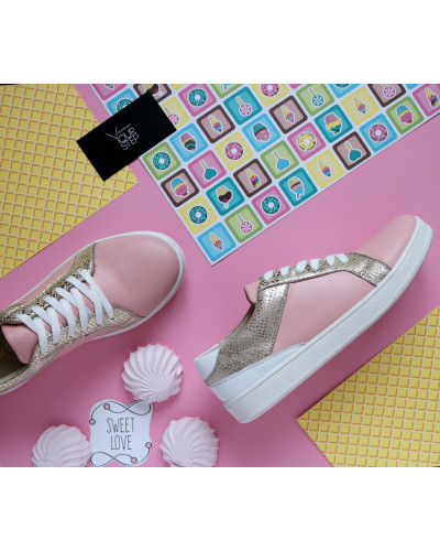 Кеди із натуральної шкіри Арт. Т-4(Em)