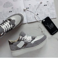 Кросівки сірого кольору Арт. Om-1 ДОП*