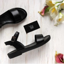 Босоніжки чорного кольору Арт. 10-5/144