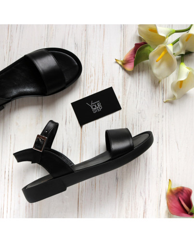 Босоніжки чорного кольору Арт. 10-5/144