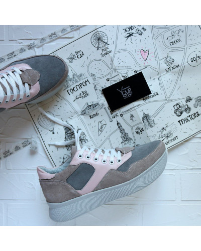 Кросівки з натуральної замші Арт. Om-1