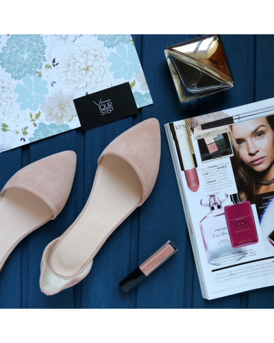 Замшеві балетки з гострим носом Арт.: 17-1