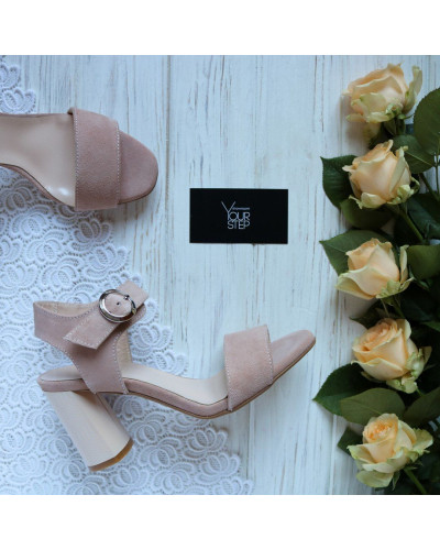 Замшеві босоніжки Арт. 853-2/45