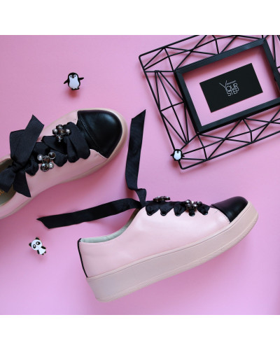 Кеди із натуральної шкіри Арт. 33-1/143-3689