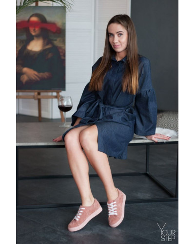 Кеди із натуральної замші Арт. 33-1(Ls8)