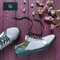 Кеди з натуральної замші Арт. Т-4/003