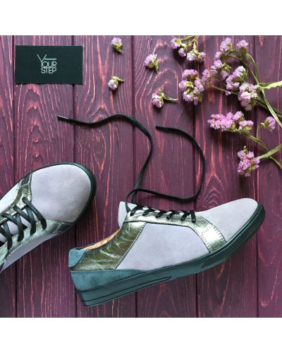 Кеди з натуральної замші Арт. Т-4/003