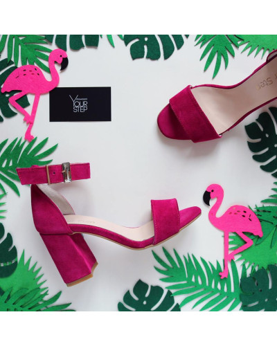 Босоніжки з замші Арт. 853-3/48Ок