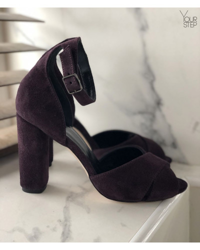 Босоніжки з замші Арт. 95-12/24Ок