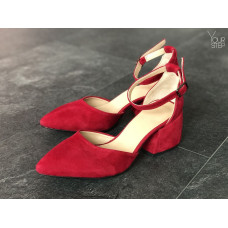 Босоніжки на підборах з гострим носом Арт. 657-4/w324Ок