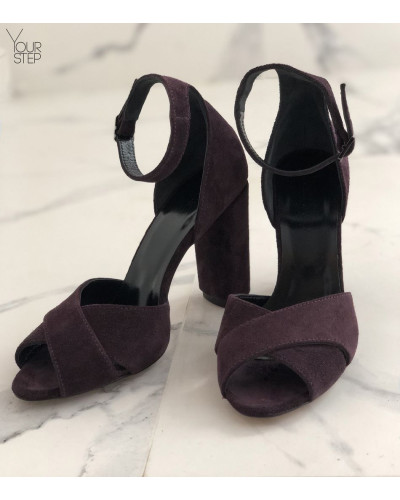 Босоніжки з замші Арт. 95-12/24Ок