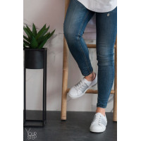 Кеди із білої шкіри Арт. Т-2(Ls7)