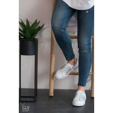 Кеди із білої шкіри Арт. Т-2(Ls7)