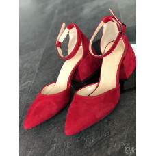 Босоніжки на підборах з гострим носом Арт. 657-4/w324Ок