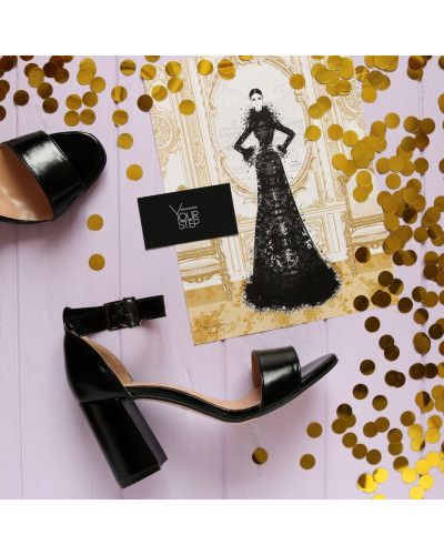 Лакові босоніжки на підборах Арт. 853-3/48Ок