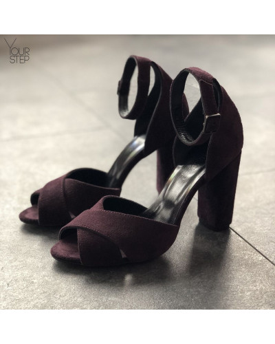 Босоніжки з замші Арт. 95-12/24Ок