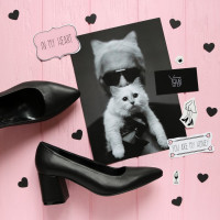 Чорні шкіряні туфлі-човники Арт. 657-1/47Ok