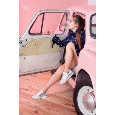 Кросівки із білої шкіри Арт. Om-2/151