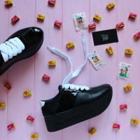 Кросівки чорного кольору Арт. Kr-1/21873