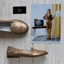 Сліпери бежевого кольору Арт. 05-3/12