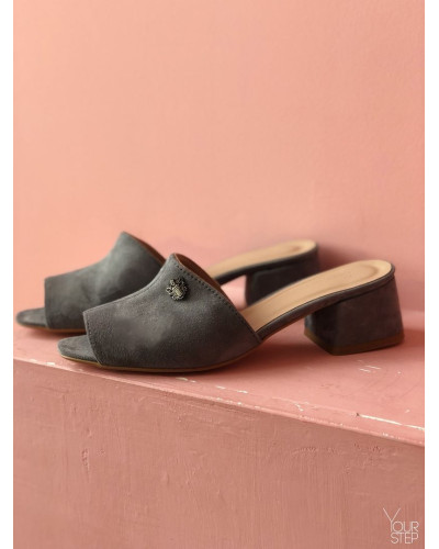 Мюлі сірого кольору Арт. 456-2/53Ок