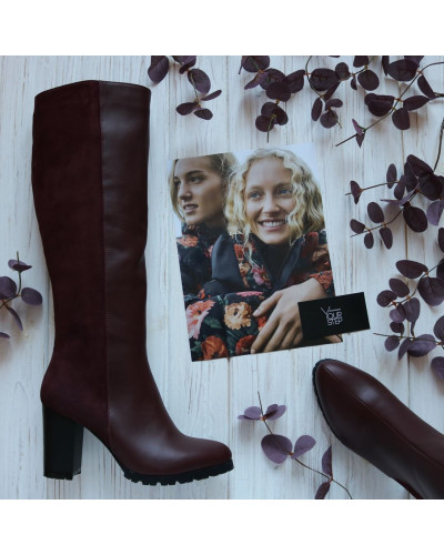 Чоботи на підборах Арт. 52-1