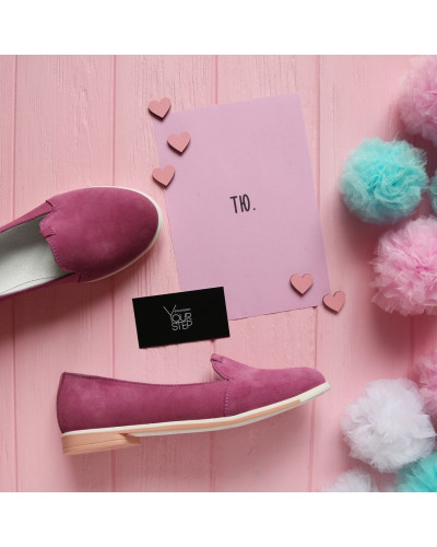 Сліпери із рожевої замші Арт. 05-3К(Mr8)