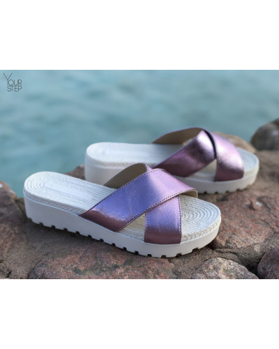 Шльопанці рожевого кольору Арт. 10-19/019