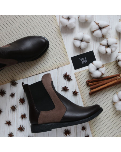 Челсі із коричневої шкіри Арт. 12-1(М8)