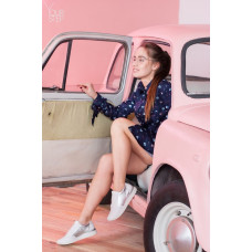 Кросівки із білої шкіри Арт. Om-2/151