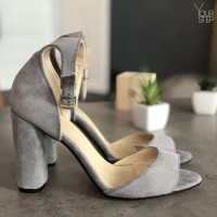 Босоніжки сірого кольору Арт. 95-11/24Ок