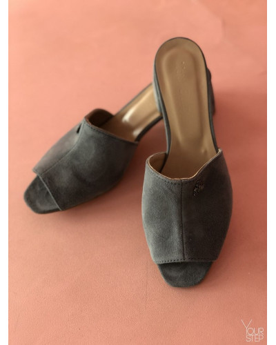 Мюлі сірого кольору Арт. 456-2/53Ок