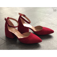 Босоніжки на підборах з гострим носом Арт. 657-4/w324Ок