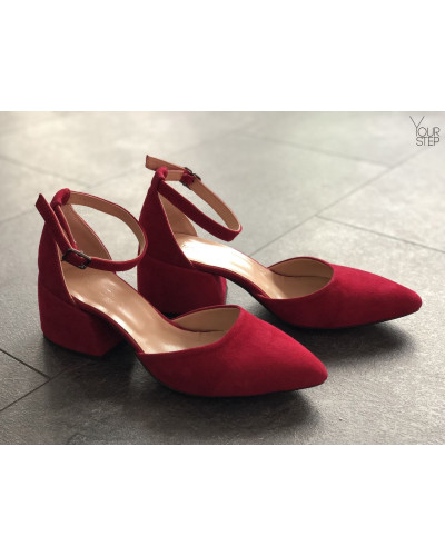 Босоніжки на підборах з гострим носом Арт. 657-4/w324Ок