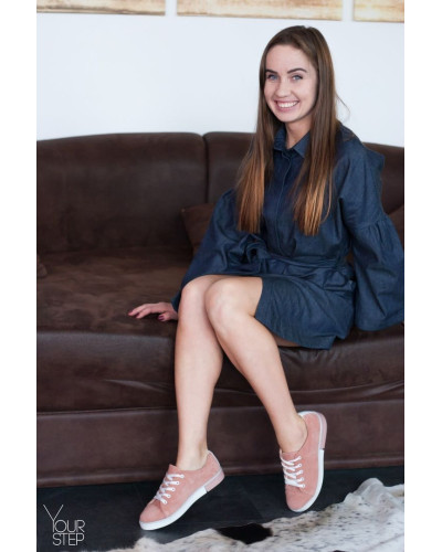 Кеди із натуральної замші Арт. 33-1(Ls7)