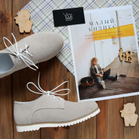 Кеды из бежевой замши Арт. 100-1Kr ДОП*